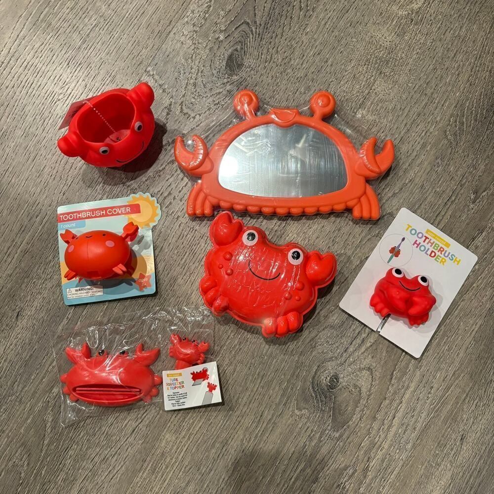 Kid's Crab Bath Set 6 Pieces